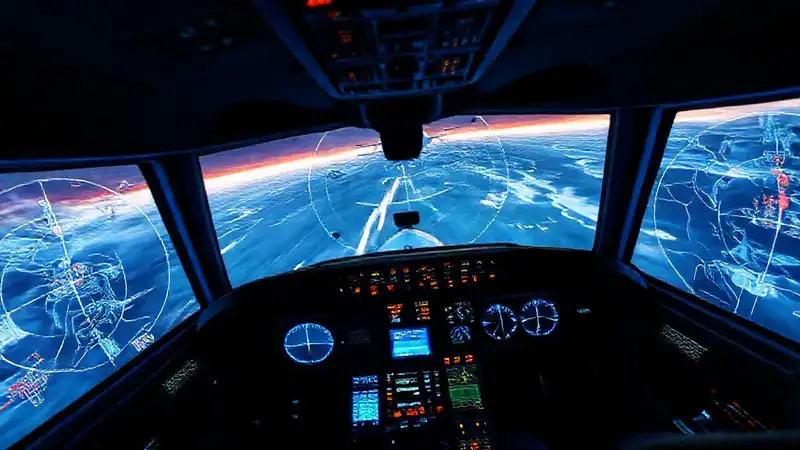 Piloto lucha en vuelo turbulento y peligroso
